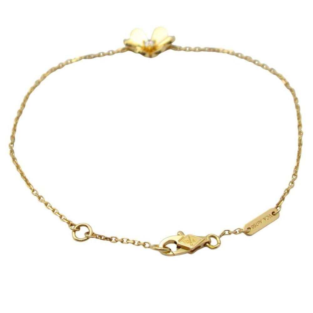 Van Cleef & Arpels Frivole Mini Au750 Diamond Bracelet - Picture 2 of 6